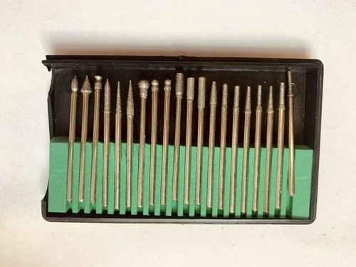 Jeweller diamond burr set - set, of