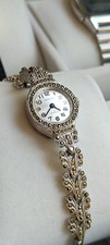 Vintage Ladies Watch Marcasite By Invicta 17 Jewels Great Condition Working 