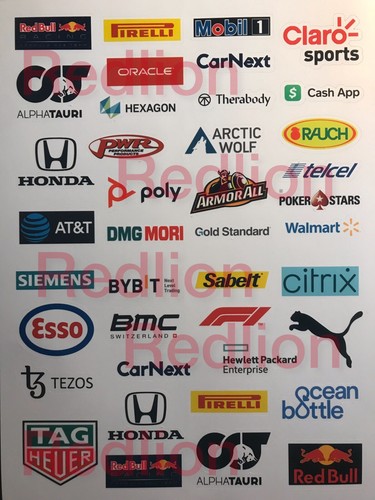 Red bull sponsor partner - red,