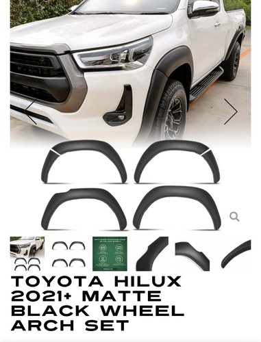 Matte black wheel arches - matte,