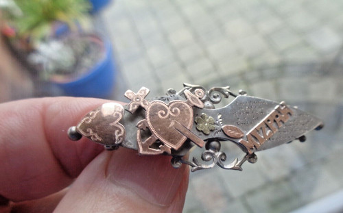 Mizpah silver sweetheart - mizpah,