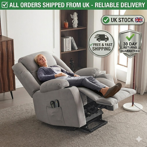Power lift recliner chair with - power,