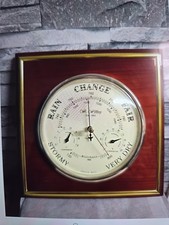 Wm. Widdop Barometer, Thermometer & Hygrometer – Classic Wall Weather Station