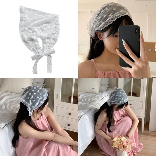 Fashionable flower head scarf - fashionable,