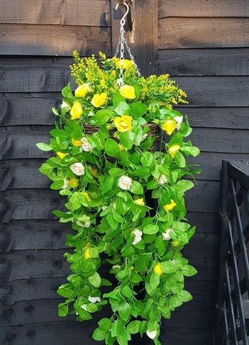 Artificial hanging basket - hanging,