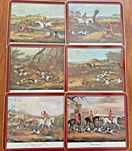 Fox hunting placemats - fox,