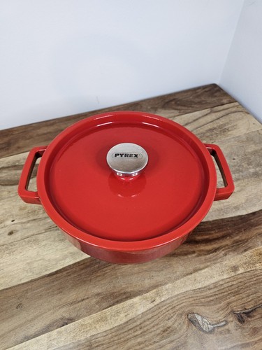 Pyrex slow cook enamelled - enamelled, cast