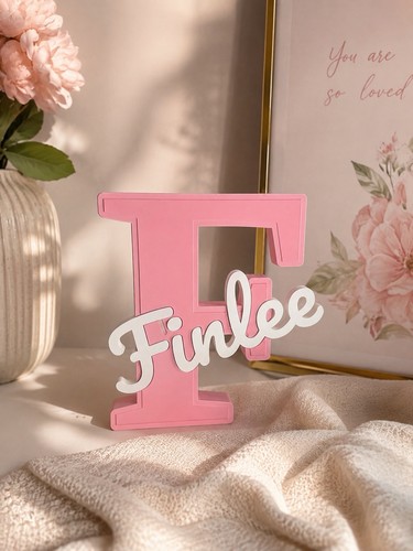Personalised letter name - personalised, sign
