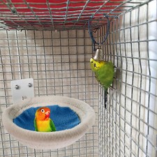 Hang Up Bird Nest Breeding Nest Warm Bird Cage House Parakeet Nest Finch Canary 