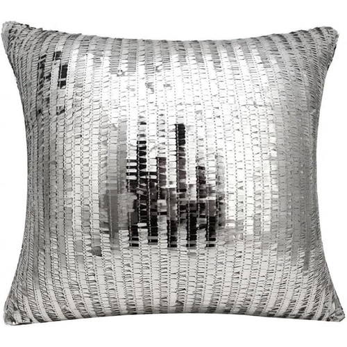 Reversible glitter pillow - reversible,
