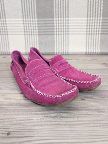 Moshulu uk6 fuchsia pink suede - uk6,