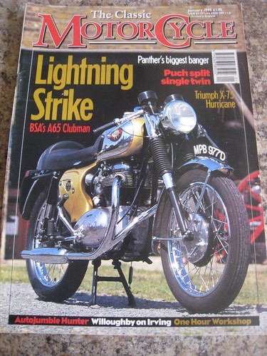 The classic motor cycle - cycle, jan