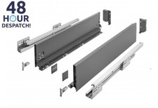 UltraSlim AXIS PRO Soft Close Anthracite Kitchen Drawer Box Sides Drawer Runners