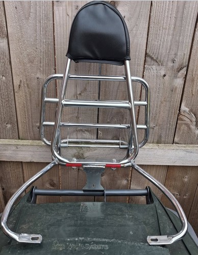 Vespa gts chrome rear rack - vespa,