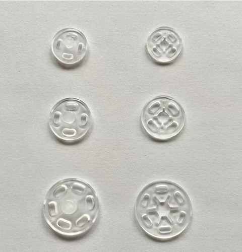 Plastic sew snap fasteners - plastic, sew-on