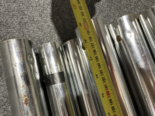 Unicol chrome pole - chrome, 2m