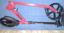 BRAND NEW UNUSED DESIGNER ZINC CRUISE SCOOTER BLACK/RED £14.50