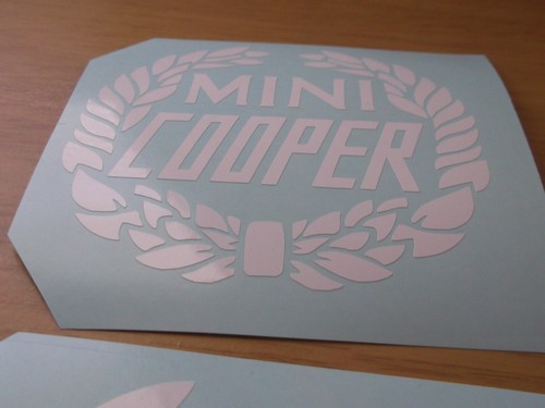 Mini cooper sticker - decal, x