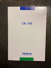 Nokia CK-7W Hands Free Car Kit Users Guide / Installation Guide