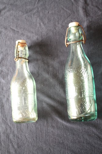 Vintage glass bottles off - bottles, -1