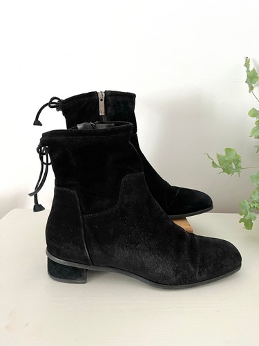 Aquatalia lisa dry black - lisa, suede