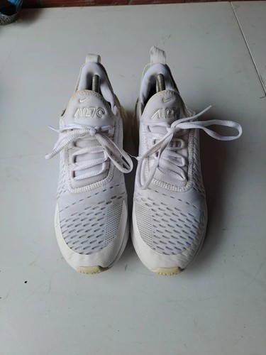 Ladies white nike air max - max, 270
