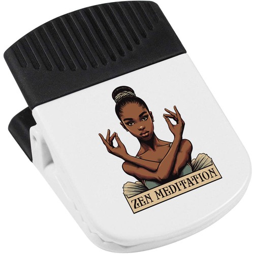 Zen meditation girl magnetic - 'zen,