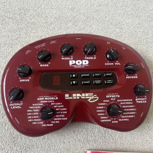 Line pod guitar effects - 6,