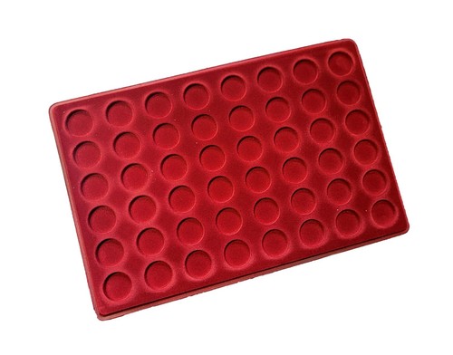 Red coin tray for - coin, coins