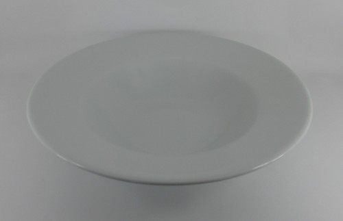 Porcelite pasta winged plate - porcelite,