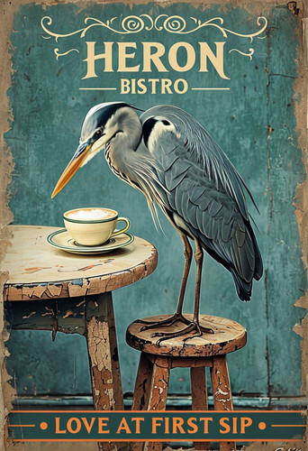 Heron bistro metal - bistro,