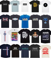 Official Oasis T Shirt Reunion Tour 25 Decca Logo Supersonic New Unisex