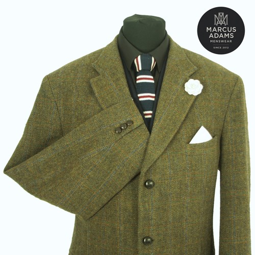 Harris tweed jacket blazer 48r - jacket,