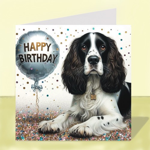 Springer spaniel dog birthday - springer,