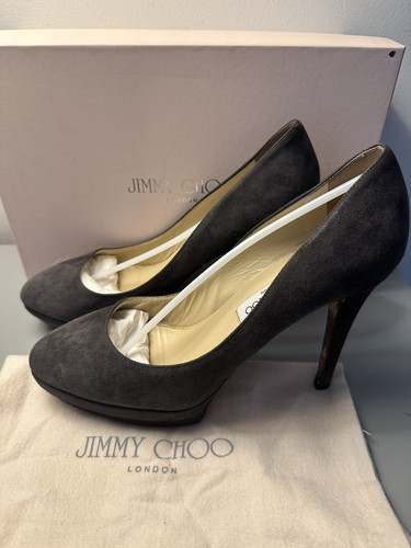 Jimmy choo grey suede platform - grey,