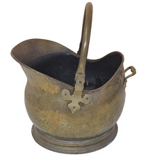 Brass Helmet Coal Scuttle