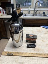 Vintage Sparklet  Chrome Soda