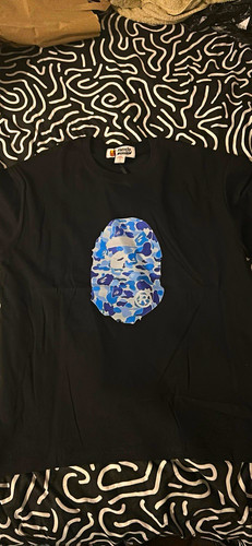 Bape men black blue - bape, camo