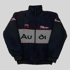 Audi Ferrari jacket Embroidery bomber racing merch girls unisex f1 Vintage theme