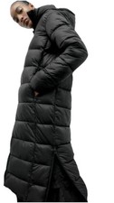 Zara Black Long Padded Puffer