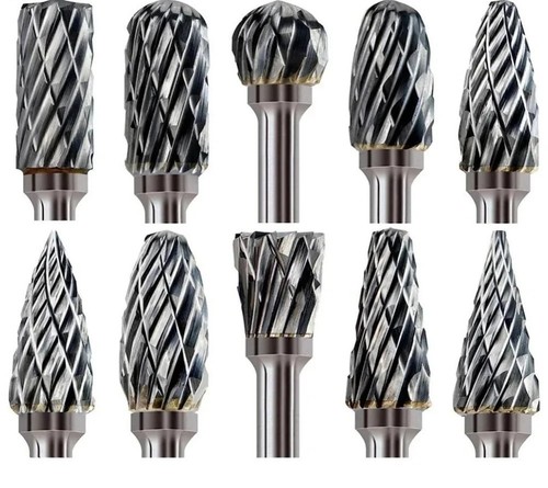 10pcs rotary burr - 10pcs, tungsten