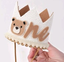 Babys First Birthday Hat Crown
