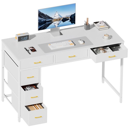 Computer desk with - computer, storage