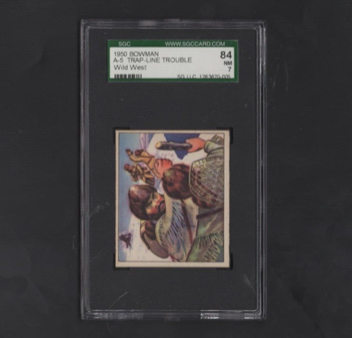 1949 bowman wild west - wild, trap