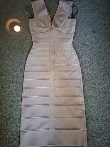Herve leger ice rose - herve, nude