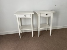 Ikea solid wood bedside - wood, table