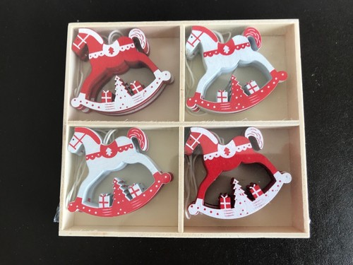 Christmas rocking horses box - rocking,
