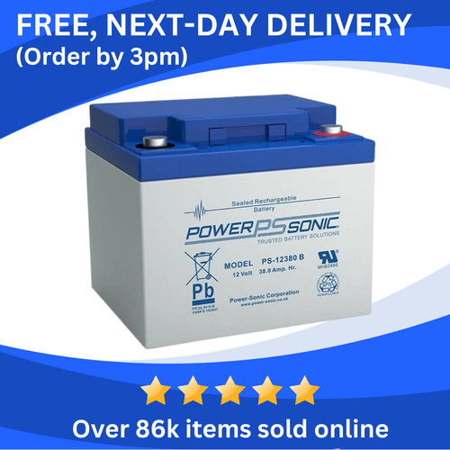 Powersonic 12v 38ah agm deep - powersonic,
