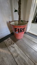 Vintqge Fire Bucket 1950s  - Metal
