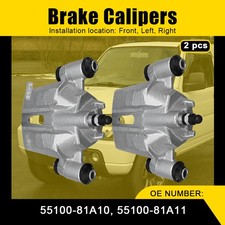 2x Brake Calipers Front for Suzuki Jimny SN 1998-2021 1.3 5510081A10 Replacement